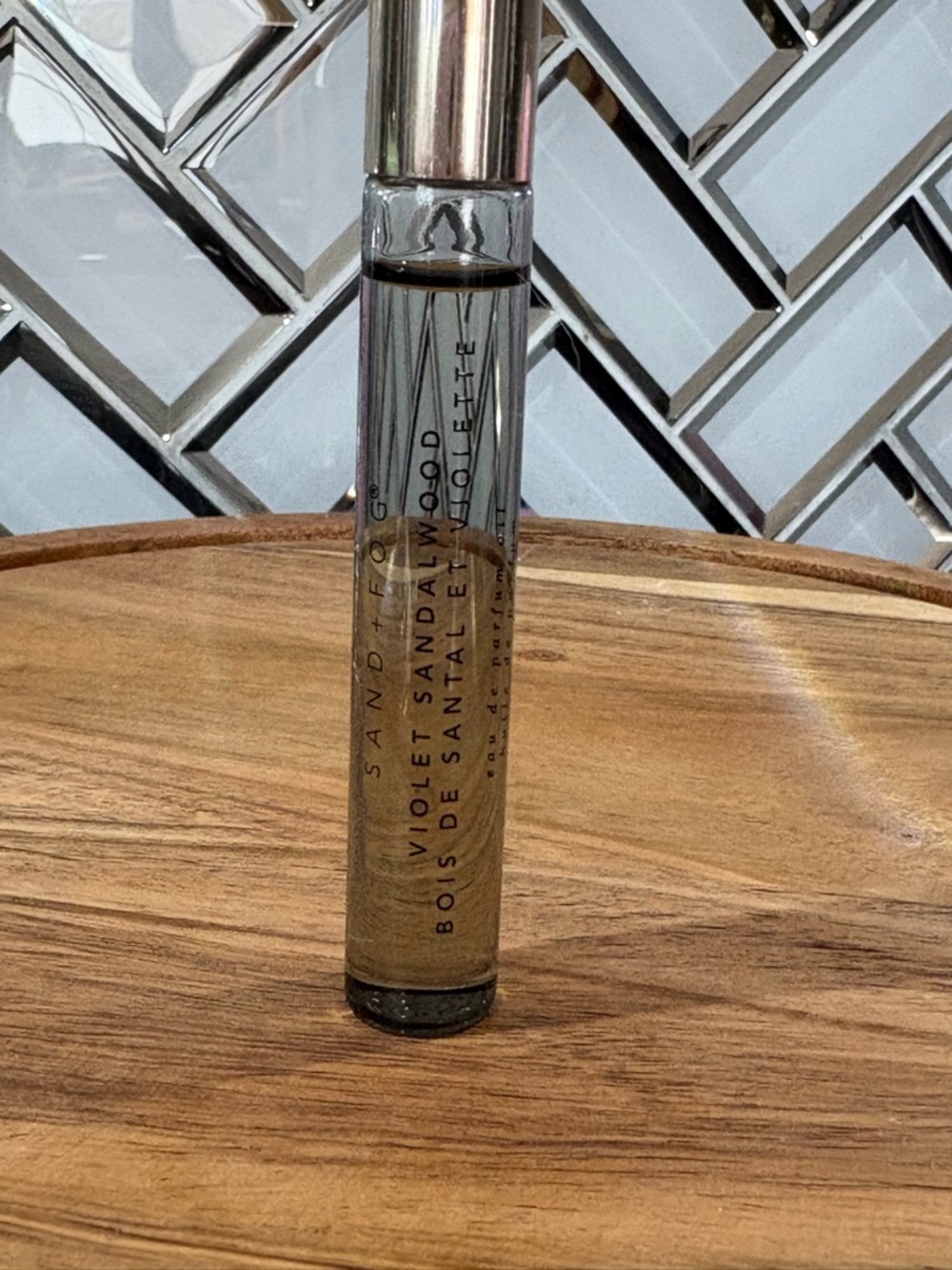 Violet Sandalwood Rollerball Fragrance Oil - Sand + Fog